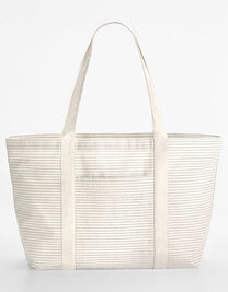 Striped Organic Cotton Shopper (Hover)