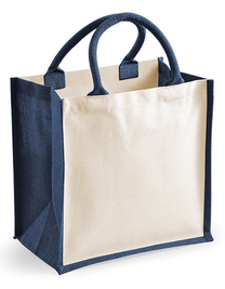 Printers Midi Jute Bag (Hover)