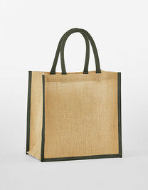 Natural Starched Jute Mini Gift Bag
