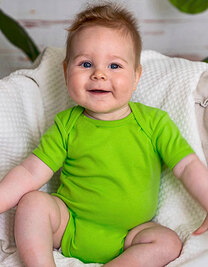 Organic Baby Bodysuit Short Sleeve Bailey 01