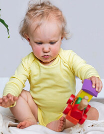 Organic Baby Bodysuit Long Sleeve Bailey 02