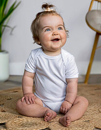 Short Sleeve Baby Bodysuit Polyester