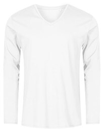 Men´s V-Neck T-Shirt Long Sleeve (Hover)