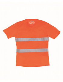 Hi-Vis Top Cool Super Light V-Neck T-Shirt (Hover)