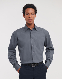 Men´s L/S Poly-Cotton Easy Care Poplin Shirt
