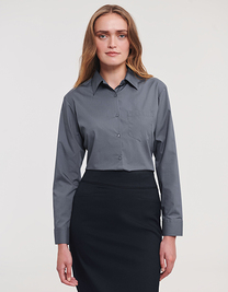 Ladies´ L/S Poly-Cotton Easy Care Poplin Shirt