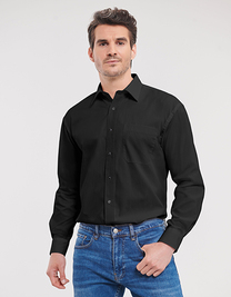 Men´s L/S Pure Cotton Easy Care Poplin Shirt