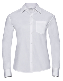 Ladies´ L/S Pure Cotton Easy Care Poplin Shirt (Hover)