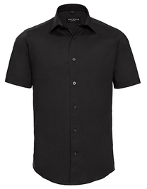 Men´s Short Sleeve Easy Care Fitted Shirt (Hover)