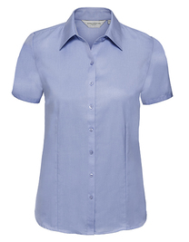 Ladies´ Short Sleeve Herringbone Shirt (Hover)
