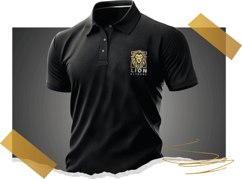 Polo-Shirts mit professioneller Stickerei von Lion Werbe GmbH, ideal für Firmenoutfits.